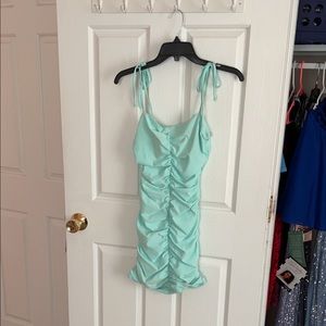 Size 0 tight mint color homecoming dress